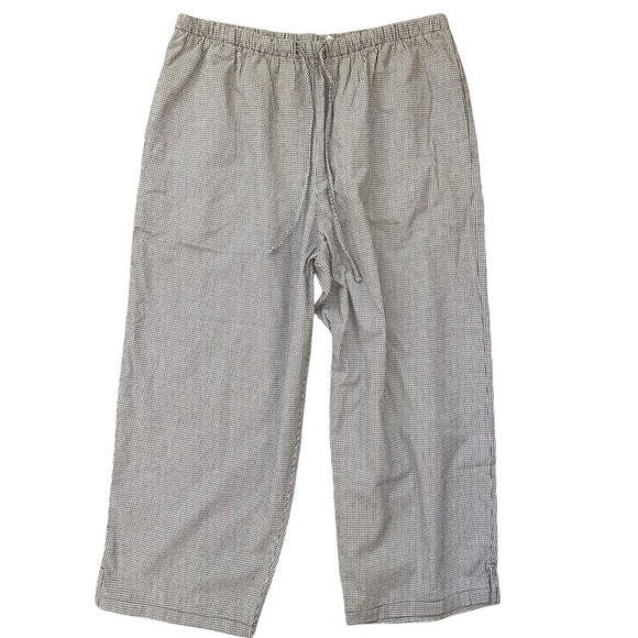 Lanz of Salzburg Pajama Set with Robe Seersucker Blue White Check Lace Trim - Picture 8 of 15